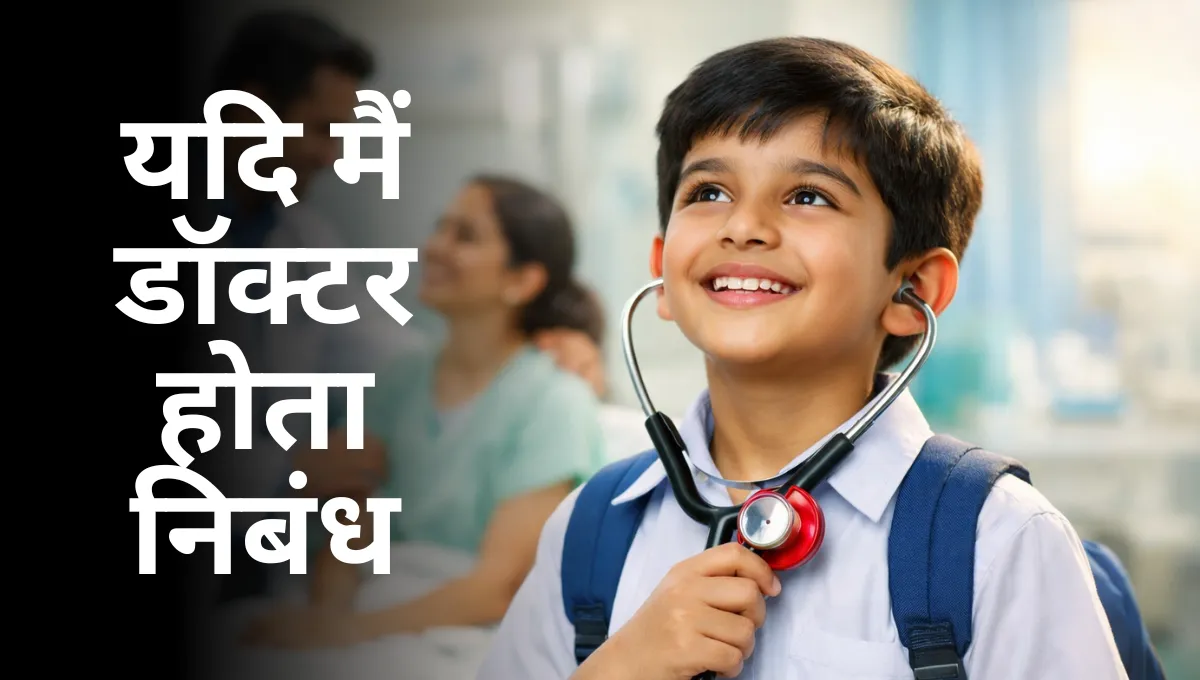 Yadi Mai Doctor Hota Nibandh: यदि मैं डॉक्टर होता निबंध