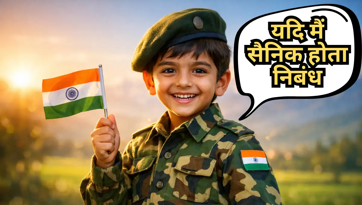 Yadi Mai Sipahi Hota Nibandh: यदि मैं सैनिक होता निबंध