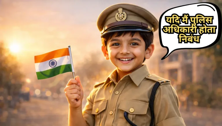 Yadi Mai Police Officer Hota Nibandh: यदि मैं पुलिस अधिकारी होता निबंध