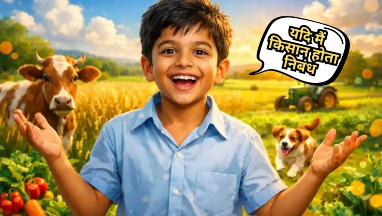 Yadi Mai Kisan Hota Nibandh: यदि मैं किसान होता निबंध